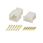 2 8mm 6 Pin Way Automotive Electrical Wire Connector Male  And Female Cable