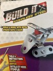 Helicopter Stainless Steel Construction Kit  31 Pieces  Tools Included  New Toy