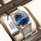 Poedagar Men s Quartz Watch Stainless Steel Luminous Date Week Waterproof