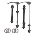 8pcs set Steel Bicycle Hub Bearings And Bike Axle Front Rear Quick Releaseskewer