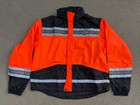 Harley-davidson Men s Hi-vis Orange Rain Suit With Storage Bag 2xl