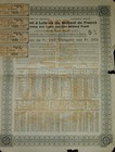 1922 Belgium Kingdom 250 Francs Bond Emprunt A Lots De Un Milliard
