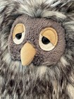 Jellycat London Retired Orlando Owl Fuzzy Sleepy Brown Gray 10  Plush
