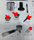 Kenmore Semi Automatic 15 Bar Espresso Coffee Maker Milk Frother Kkemcmt  read