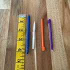 Nintendo Ds Replacement Stylus Lot 4pc Multi Color Blue White Orange Purple