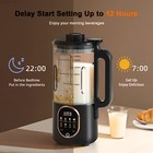 50oz 10 In 1 Automatic Plant Based Milk Maker 20 Blades W  Delay Start Keep Warm
