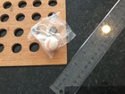 Vintage   Baseball Ball   Marble   Red   White   Keychain   1992