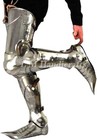 Medieval Larp Armor Leg Guard Steel Leg Armor Greaves Armor Cosplay halloween