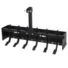6-shank 55  Box Scraper For Cat-1 Tractors  Adjustable   Heavy Duty