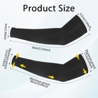 2 32 Cm  12 6 Inches  Length  7-9  2 8-3 6 Cuff Diameter  Black 