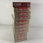New Lot Of 10 Jvc T-120 Sx Gold Vhs Blank Tapes  And 1 Maxell High Grade Sealed