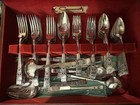 Set Of 70 Vintage Community Silver Plate Coronation Silverware Flatware W  Case