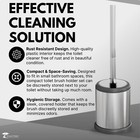 Premium Quality Bathroom Toilet Cleaning Flexible Brush And Holder Set With Lid