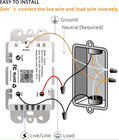 Smart Wifi In-wall Switch For Alexa Google Home App   Without Remote Controller