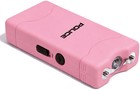 Police Stun Gun 800 Mini Rechargeable  Led Flashlight Pink