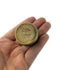 Rare Antique Vintage Milano Round Brass Violin Rosin Tin  made In Germany 