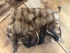 Antique Victorian Real Mink Fur Neck Scarf With Hand Muff Warmer Set Taxidermy