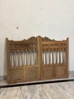 Antique 19th Century Indian Wooden Window Frame  Hand-carved Architectural Decor