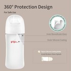 Pigeon Silicone Coating Glass Bottle 8oz With 2 M Nipples  2 Count