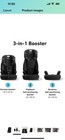 Graco Tranzitions 3-in-1 Harness Booster Car Seat  From Toddler To Youth  Black