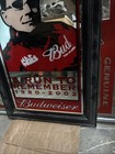 Vintage Kenny Bernstein Budweiser Nhra Run To Remember Mirror Sign 30x16 Rare