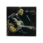 Vintage Collectible Elvis Presley Glass Drink Coasters Set Of 3