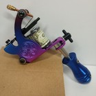Lot Of 2 Beautiful Retro Vintage Designs Tattoo Machines W tubes  Grips Guns Nib