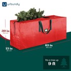 Heavy Duty Christmas Tree Storage Bag 9 Ft - Christmas Tree Bag Red - Tree Ba   