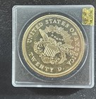 1849 P Liberty Gold Piece  20 America Coin 24kt Encapsulated Proof  7 1 100 Coa