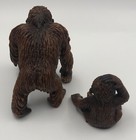 2002 Schleich Orangutan Female 14306   Baby 14307 Rare Retired