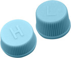 2 Pcs Blue Replacement High And Low Pressure Valve Caps -leakproof R134a Ac Syst