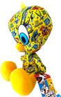 Tweety Bird Plush Toy Large 10 Inch Looney Tunes Sticker Bomb  Rare Gift New Tag