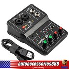 Professional 2 Channel Usb Studio Audio Mixer Board Bt Sound Mixing Console