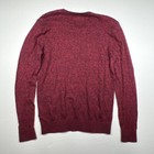 Hollister Men   s Burgundy Sweater Size Xs Extra Small Cotton Blend Red