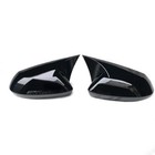2020-2025 Toyota Corolla M Horn Style Gloss Black Side Mirror Cover Cap Sport