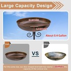 Small Metal Bird Bath For Outdoors  10  Dia Bowl With Stake Birdbaths Garden Yar