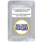 Mystery Sports Card Grab Pack 1 Auto Or Relic Card   1 Hof Player Card  5 Packs 