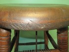 Antique Vintage Old Solid Wood Stool