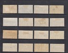 Ascension 1938 Kgv1 Set Of 16 Stamps  Sg38 - Sg47  Mint Lightly Hinged   mlh 
