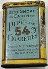 Vintage Advertising Empty Granulated 54 Pocket  Tobacco Tin
