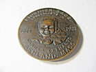 Moshier Bros Vanilla Extracts 1927 50th Anniversary Bronze Footed Paperweight
