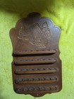 Wooden Wall Rack Thimble Display Water Mill Design Holds 35