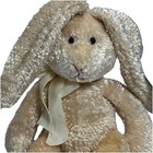 Russ Berrie Plush Floppy Ear Bunny Rabbit Opal Ivory Bunny With Tag 11     4232