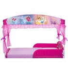 Princess Toddler Girl Canopy Bed Pink Plastic Bedroom Furniture  New