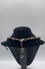 925 Sterling Silver Turquoise   Coral Beaded Necklace 24 6g