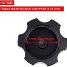 Fuel Tank Cover Cap  Cnc Aluminum Alloy Hexagonal Gas Cap With Breather Valve