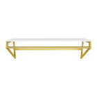 Gold Metal Garment Clothes Rack Clothing Rack Clothes Wall Shelf Hanger Display