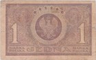 Poland 1 Marka 1919 Used