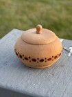 Small Wood Hand Turned Box Keepsake Trinket Box With Lid Artist Signed 2 5 
