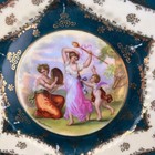 Signed Kaufmann Royal Vienna Austria Porcelain Nymph And Cupid Scene  astria 